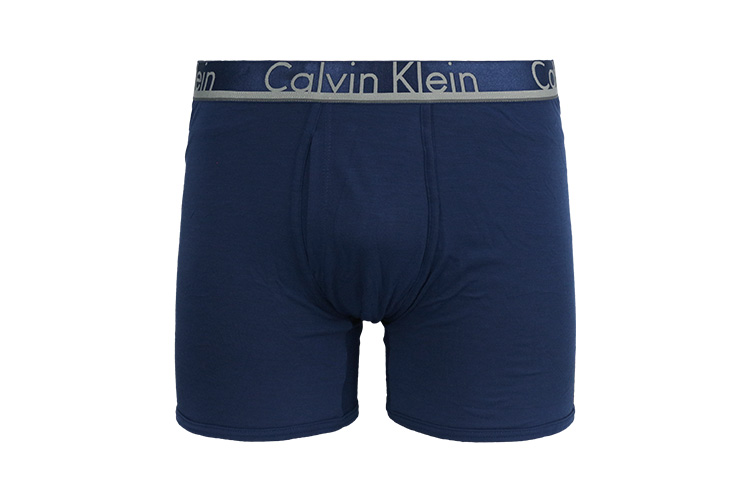 Calvin Klein/卡尔文·克莱因 男士内裤深蓝色四角内裤三条装NB1361-916