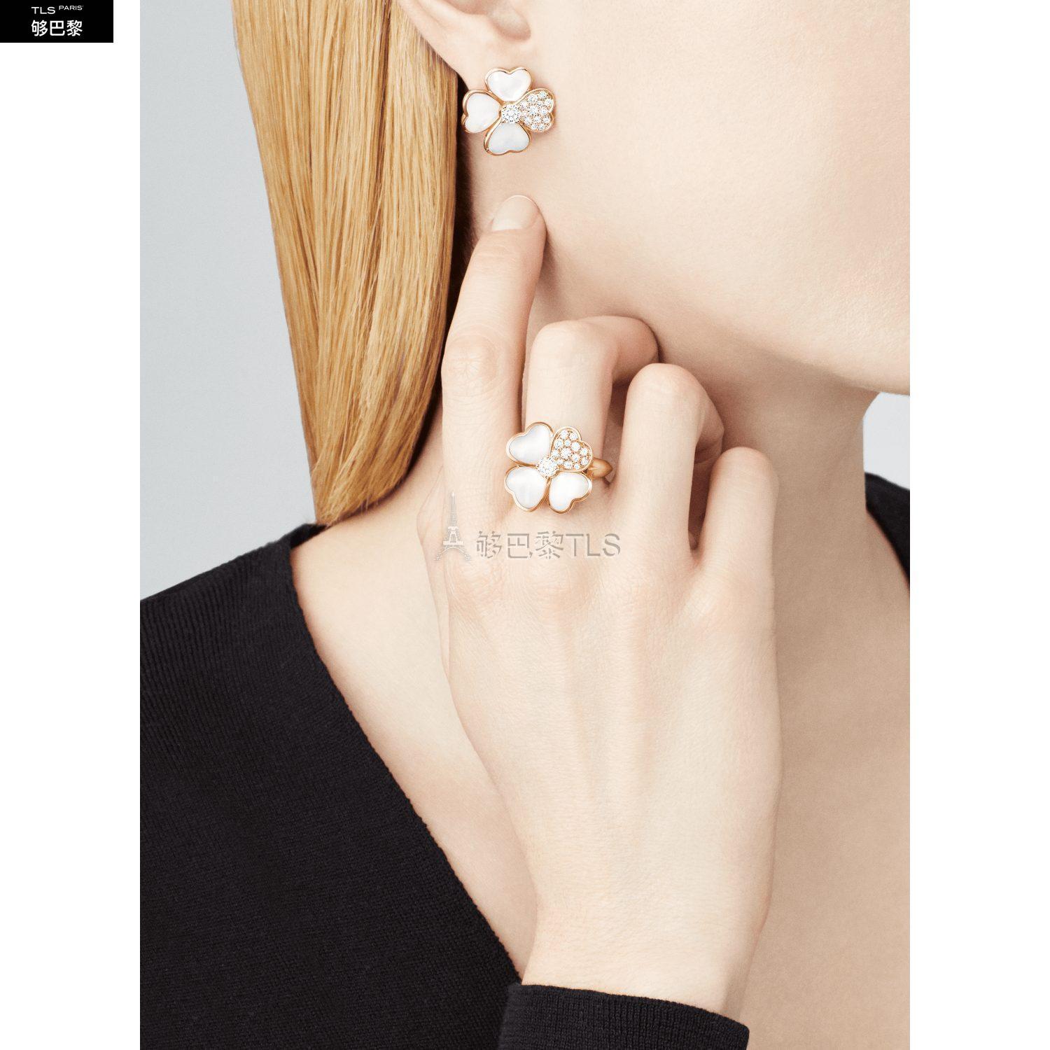 【包邮包税】 vca梵克雅宝 21年春夏 女士 耳环 cosmos耳环,中号款式