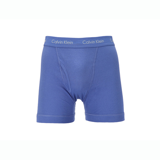 Calvin Klein/卡尔文·克莱因  男士内衣裤纯棉四角内裤三条装 NU3019