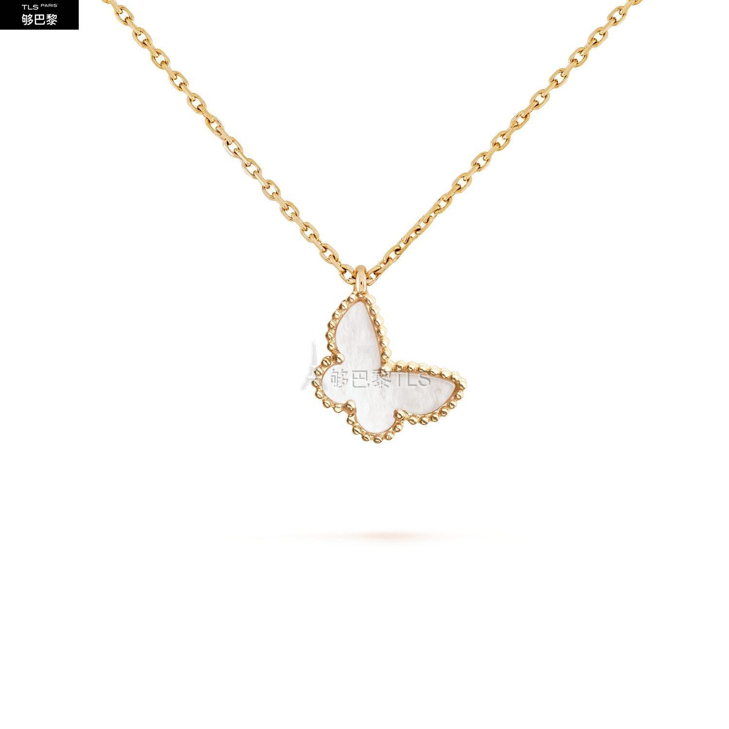 【包邮包税】 vca梵克雅宝 21年春夏 女士 吊坠 sweet alhambra蝴蝶