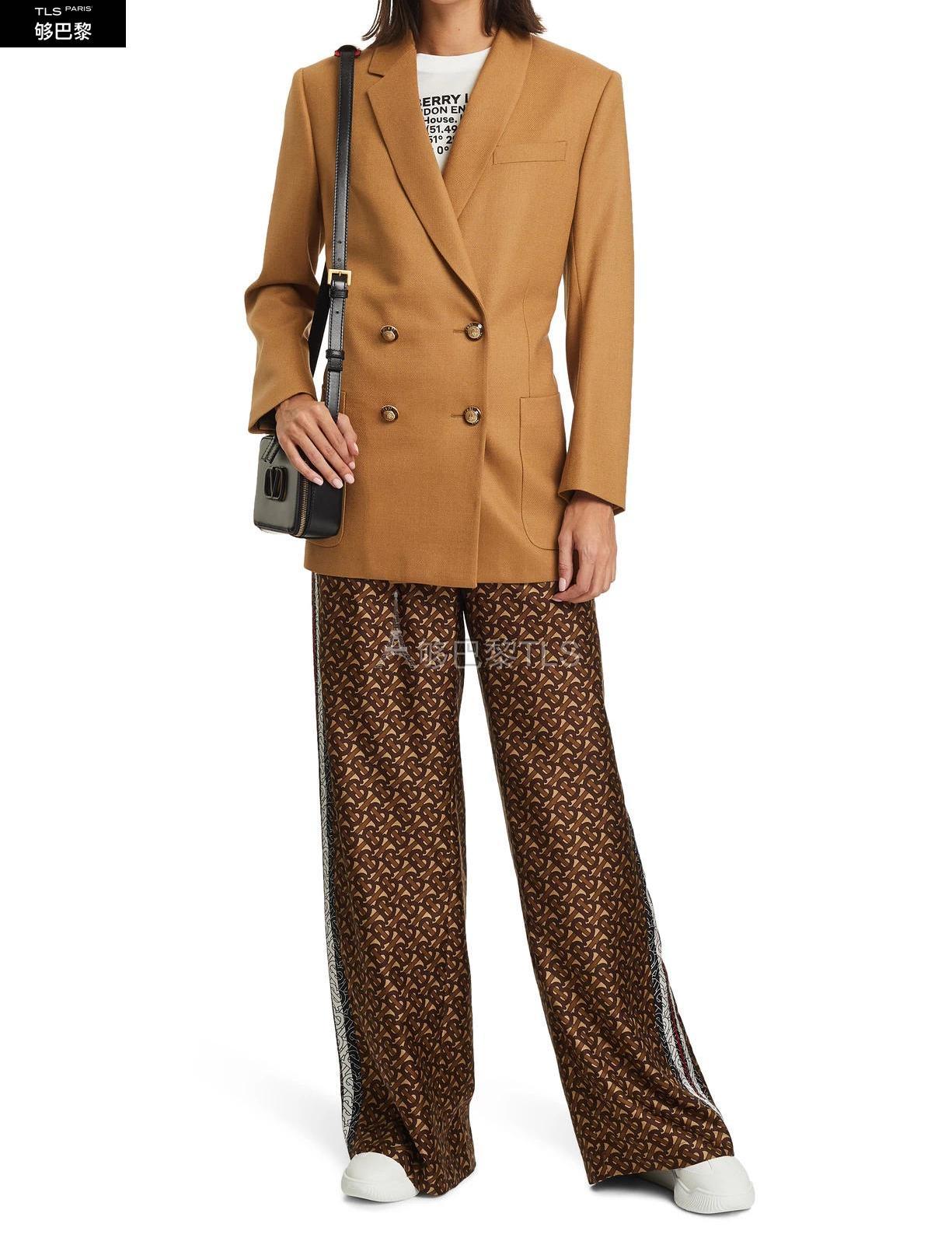 【包邮包税】 burberry 21年春夏 女士 休闲裤 交织