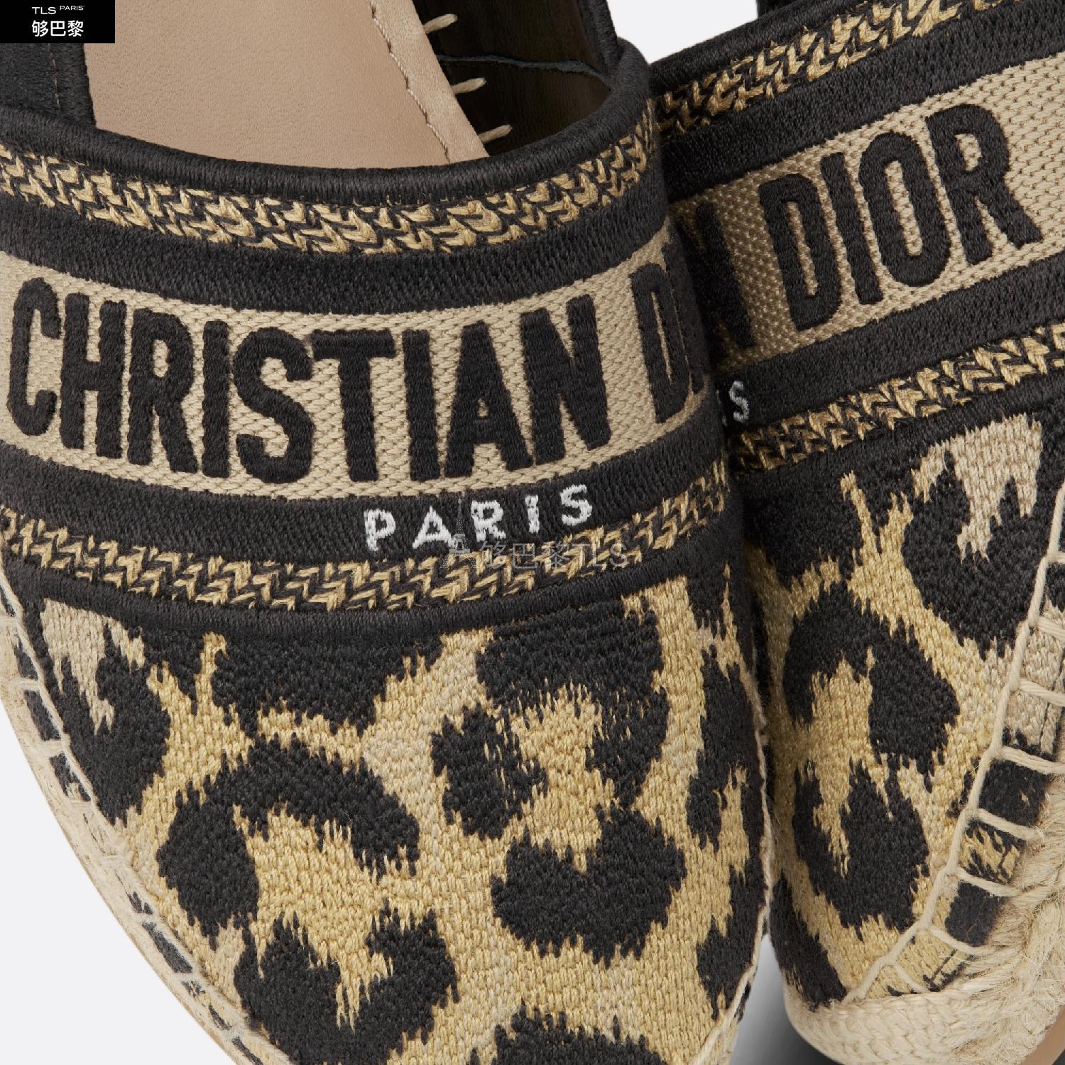 【包邮包税】 dior迪奥 21年春夏 女士 平底鞋 草编