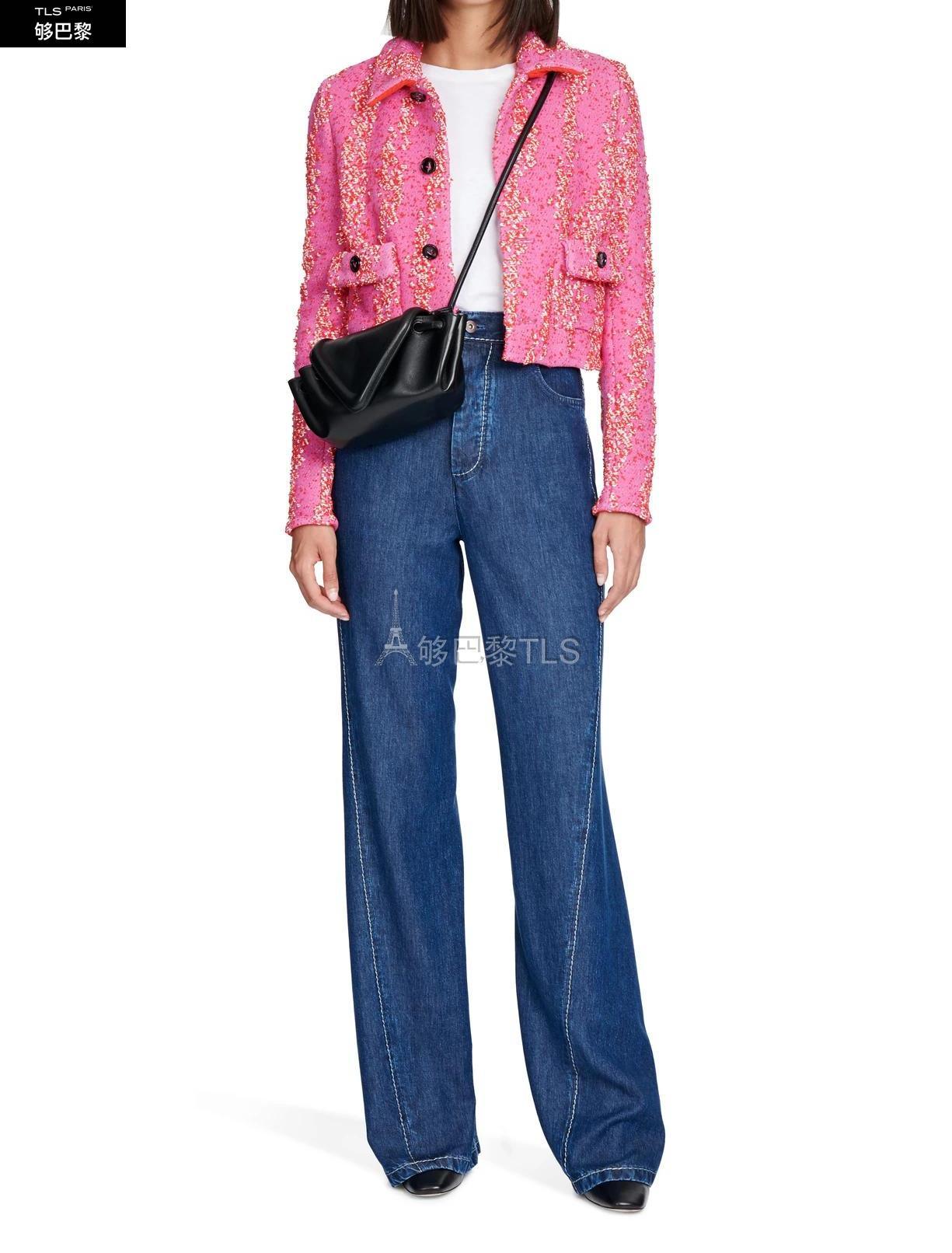 【包邮包税】 bv葆蝶家 21年春夏 女士 牛仔裤 牛仔裤 botxstc6blu