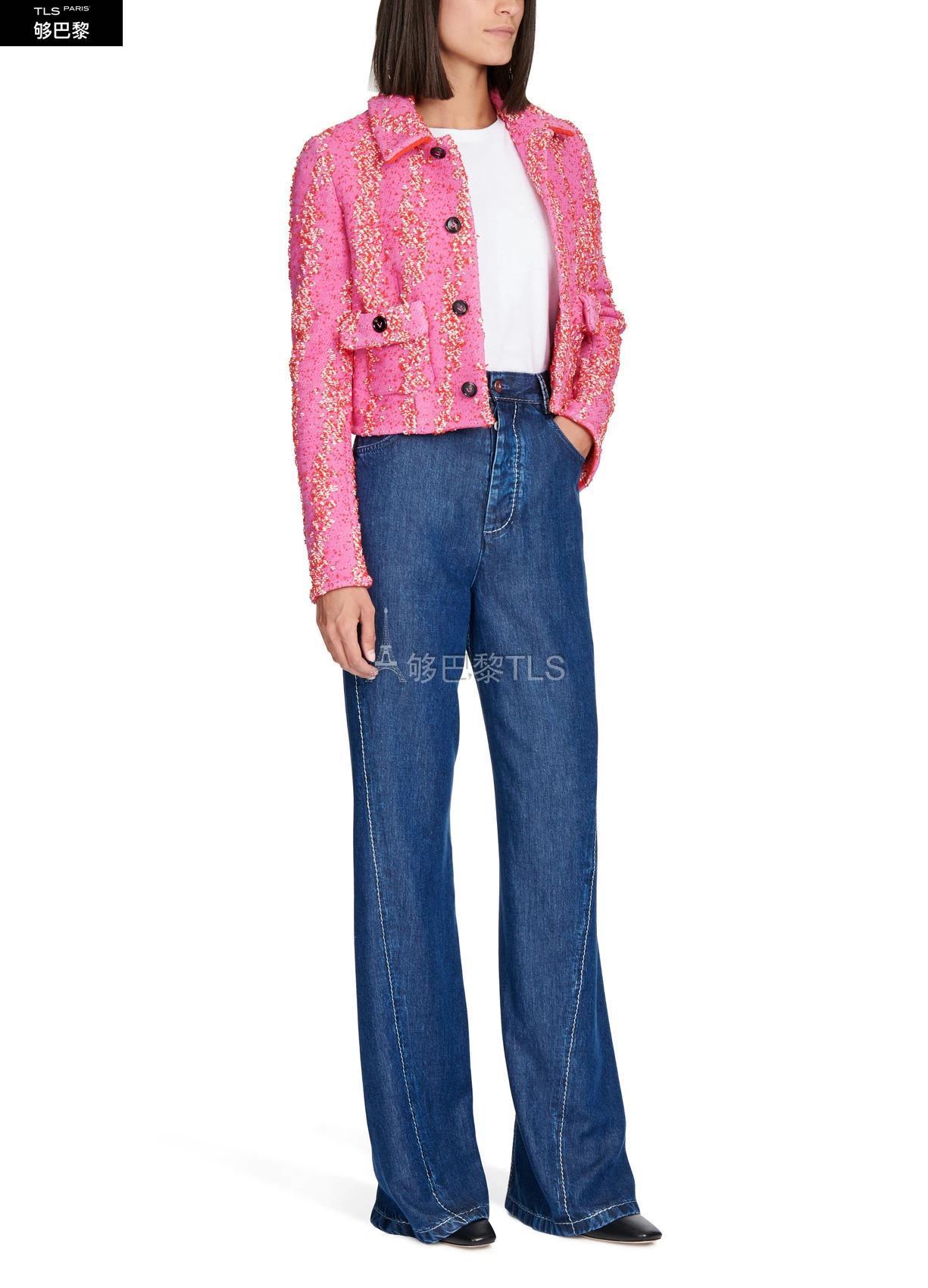 【包邮包税】 bv葆蝶家 21年春夏 女士 牛仔裤 牛仔裤 botxstc6blu