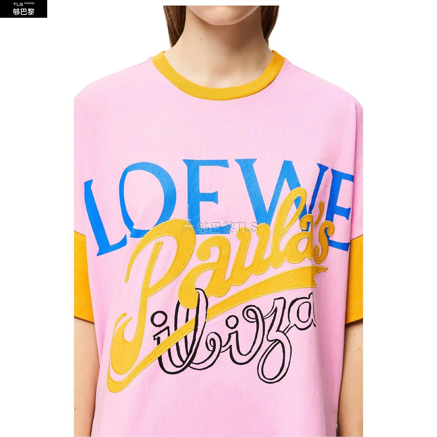 【包郵包稅】 loewe羅意威 21年春夏 女士 短袖t恤 oversize short t