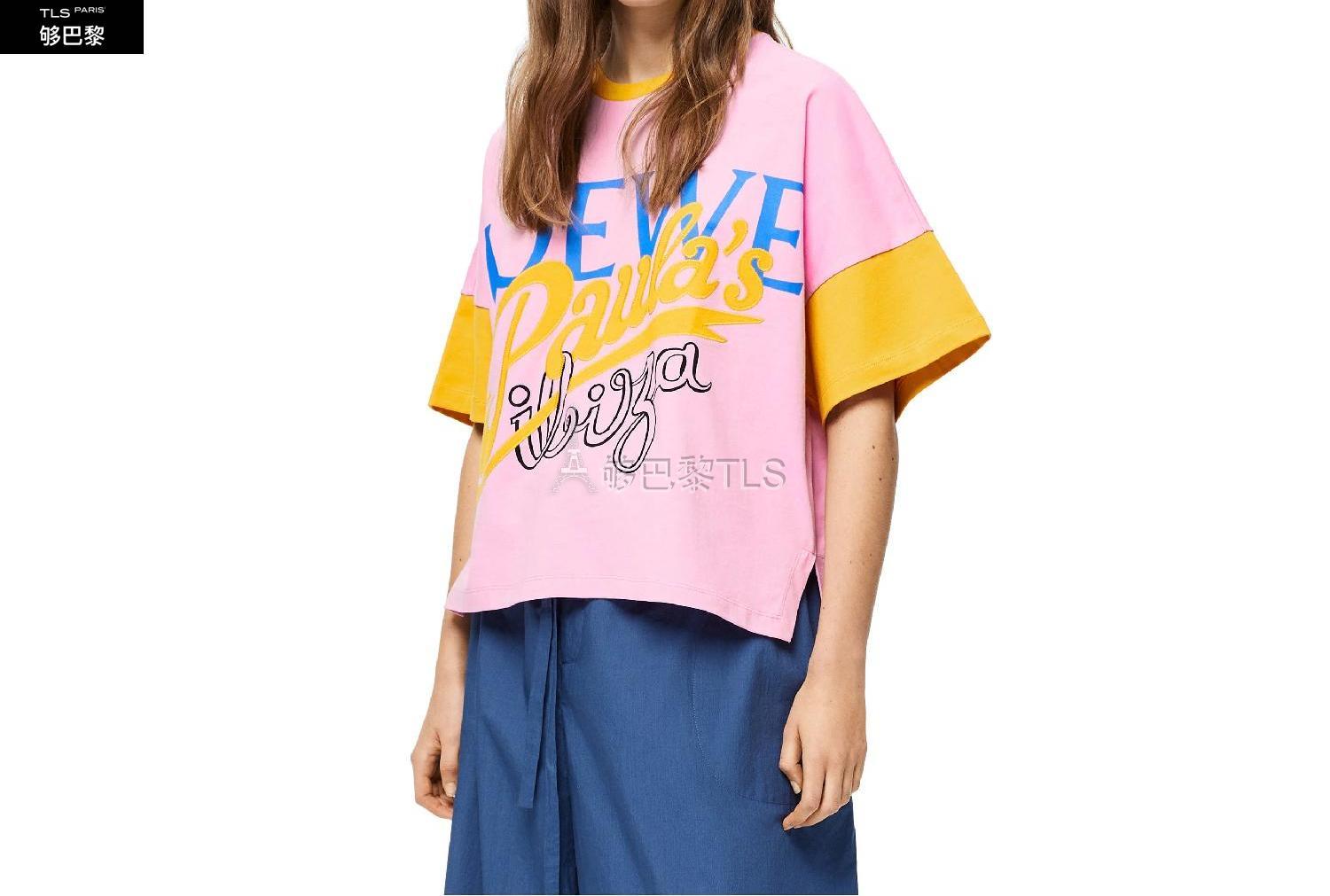 【包邮包税】 loewe罗意威 21年春夏 女士 短袖t恤 oversize short t