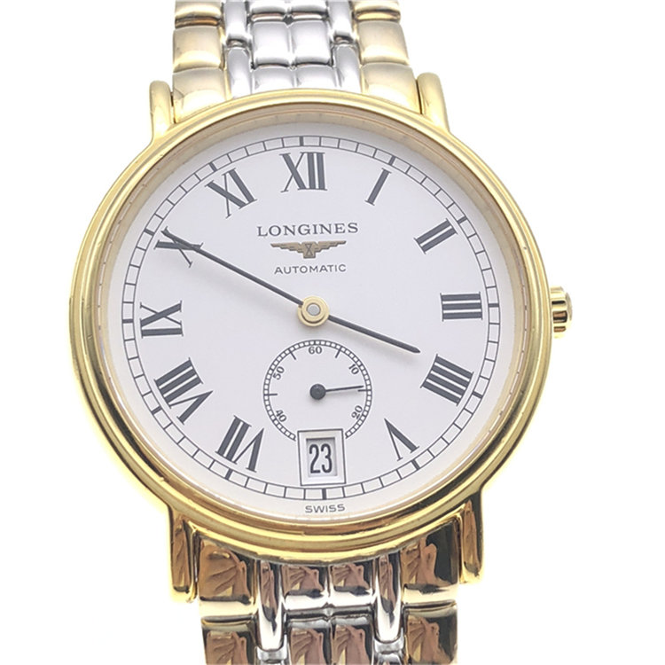 LONGINES/浪琴  瑰丽系列 自动机械 精钢镀18K金 男表 L4.804.2.11.7 （7天内发货）