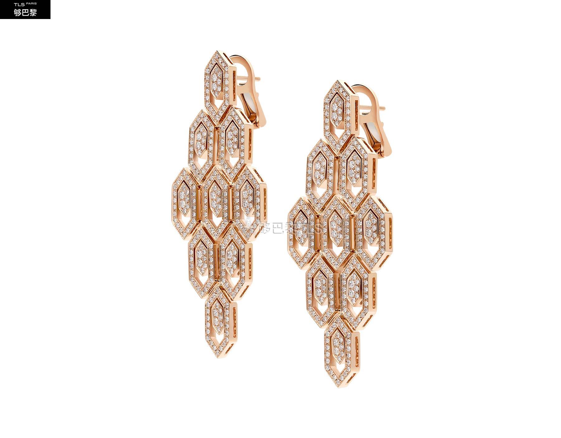 【包邮包税】 bvlgari宝格丽 21年春夏 男士 耳环 serpenti boucles d