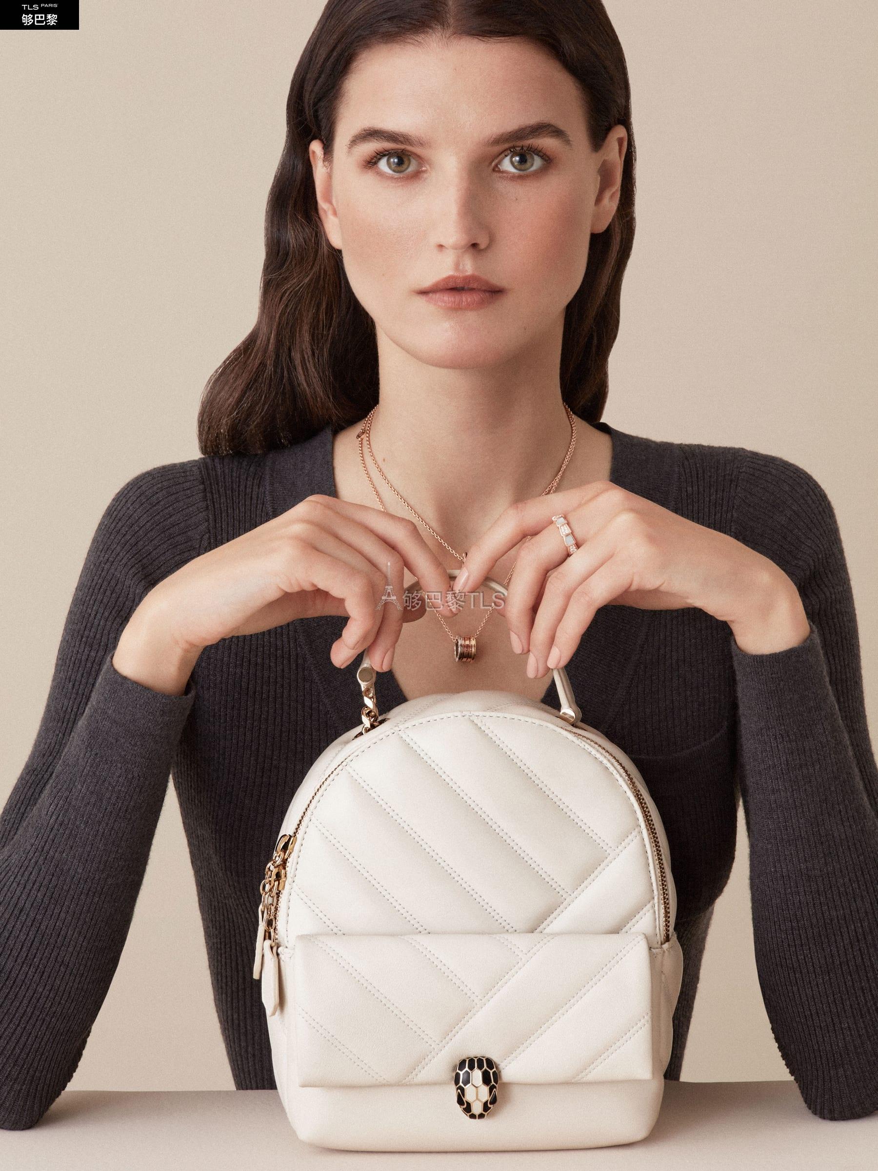 【包邮包税】 bvlgari宝格丽 21年春夏 女士 双肩包 serpenti