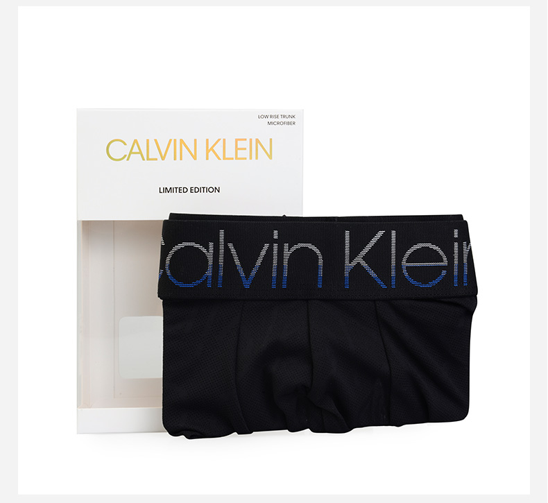 【国内现货】Calvin Klein卡尔文·克莱因时尚休闲单条装平角男士内裤