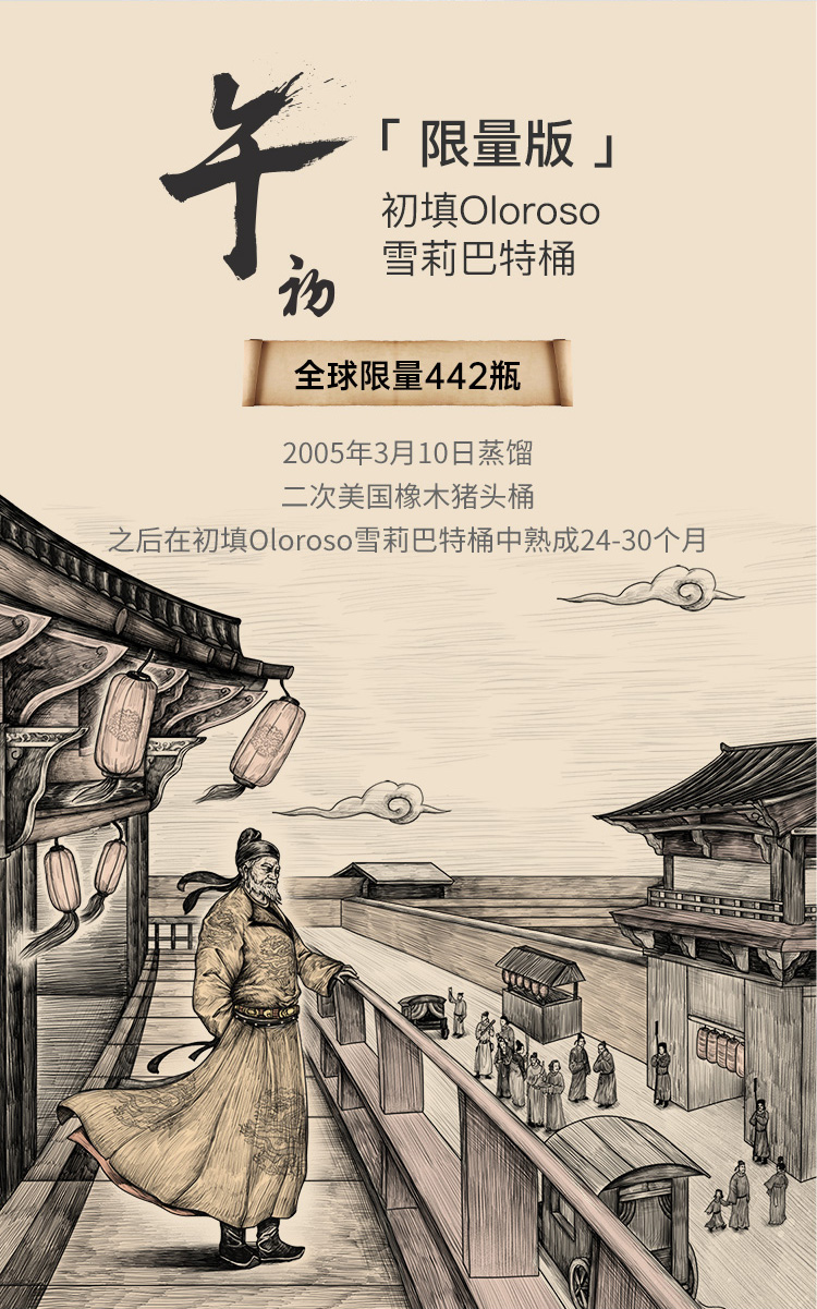 罗曼湖2005年份苏格兰单一麦芽威士忌（大师选桶）-午初系列