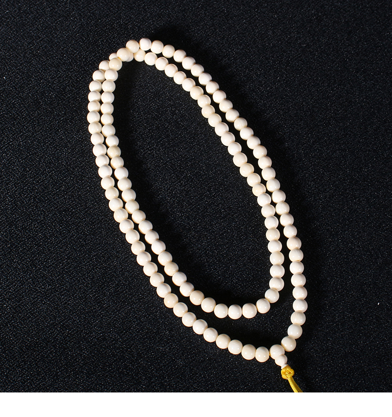 ningcui/凝萃猛犸象牙佛珠手链手串吊坠链108颗5mmsk33