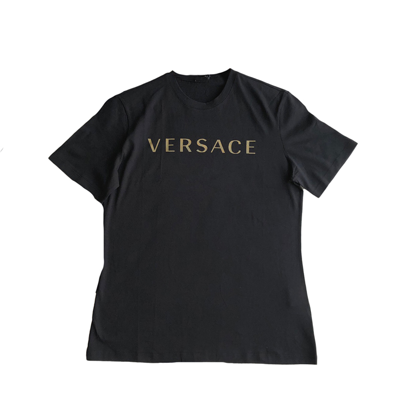 VERSACE/范思哲 爆款女士短袖T恤 黑金搭配 A83970SA230901  bi