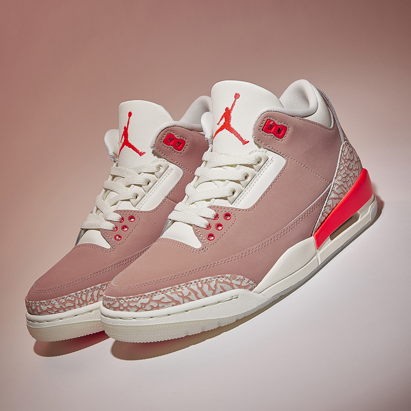 nike/耐克 air jordan3 男女同款 aj3 樱花粉 女神粉 休闲鞋 篮球鞋ck