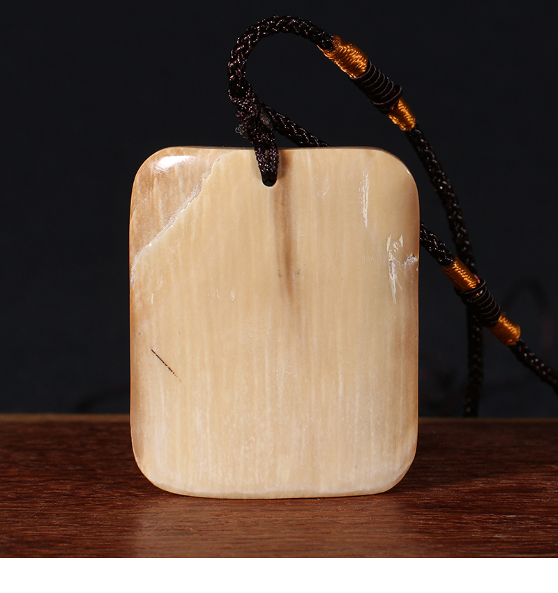 ningcui/凝萃猛犸象牙静莲吊坠吊牌挂件sk51