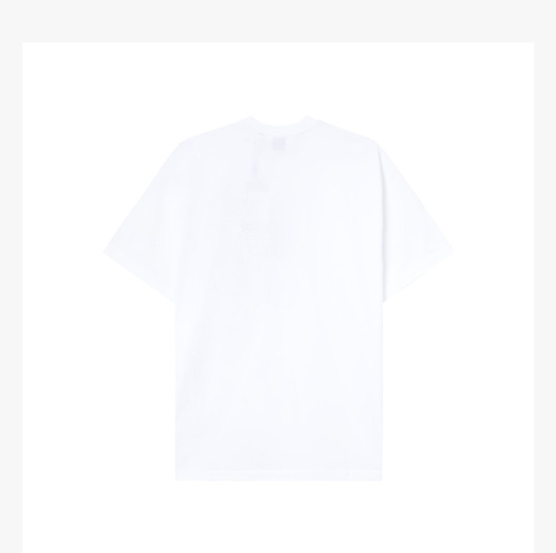 BURBERRY/博柏利 男士短袖T恤 白色棉质专属标识图案宽松T恤衫 8017485