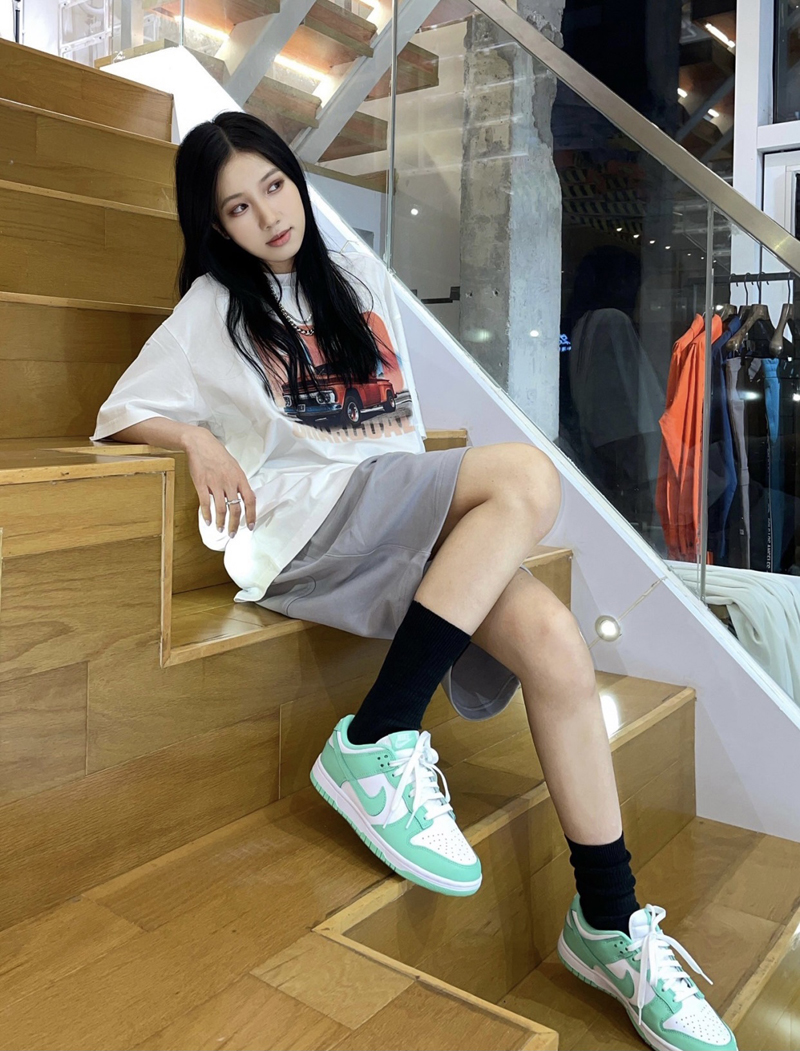 nike/耐克 dunk low 男女同款 2021新品 蒂芙尼 白绿 限量 低帮 休闲