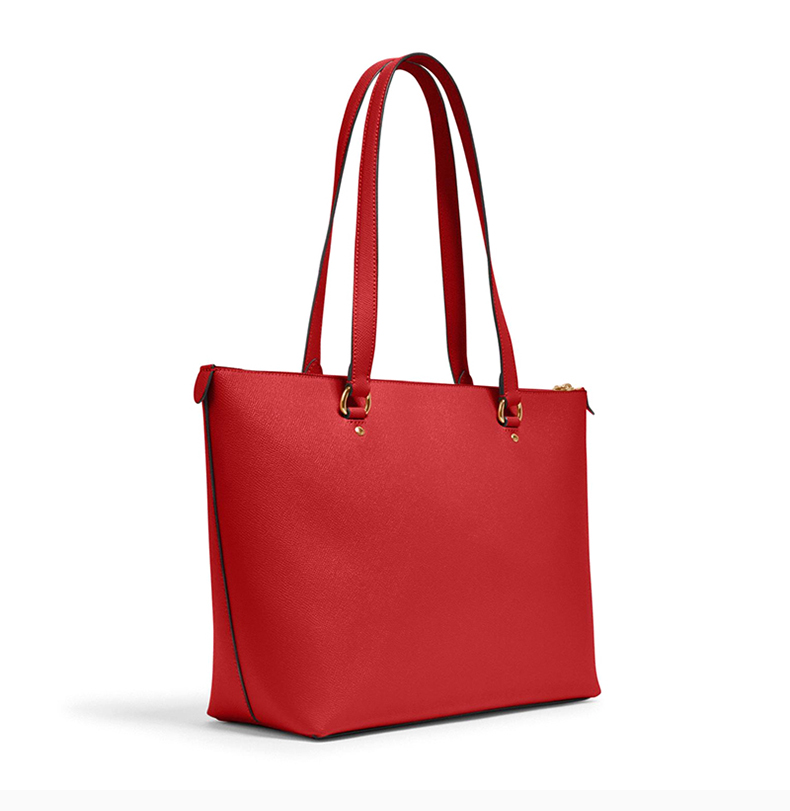 【一周左右发货】coach/蔻驰 女士红色牛皮革经典logo