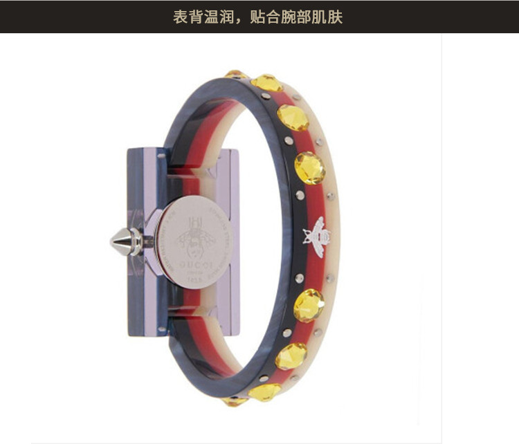 GUCCI/古驰 VINTAGE WEB WATCH系列石英女士腕表YA143524