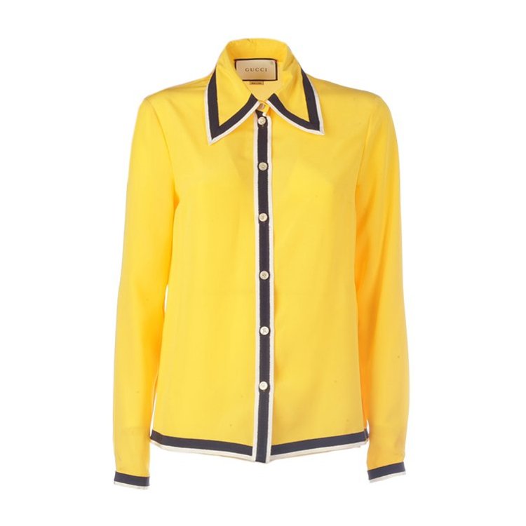 【包邮包税】gucci/古驰 古琦女装 时尚百搭 女士丝质长袖衬衫 550513