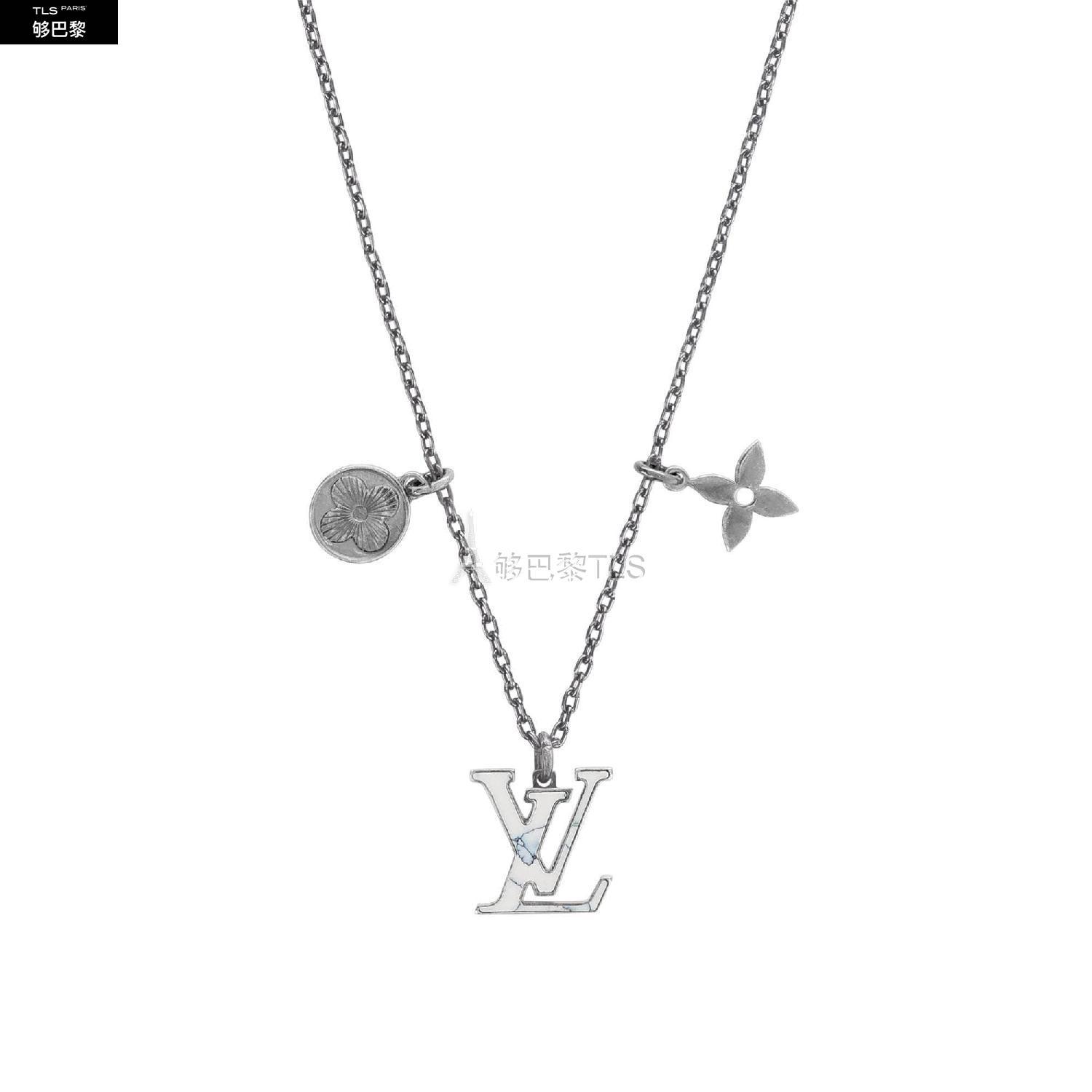 【包邮包税】 lv路易威登 21年秋冬 男士 项链 lv initiales 项链 m