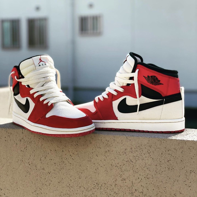 nike/耐克 air jordan 1 ko chicago 男款 aj1 芝加哥 黑白红 2021版