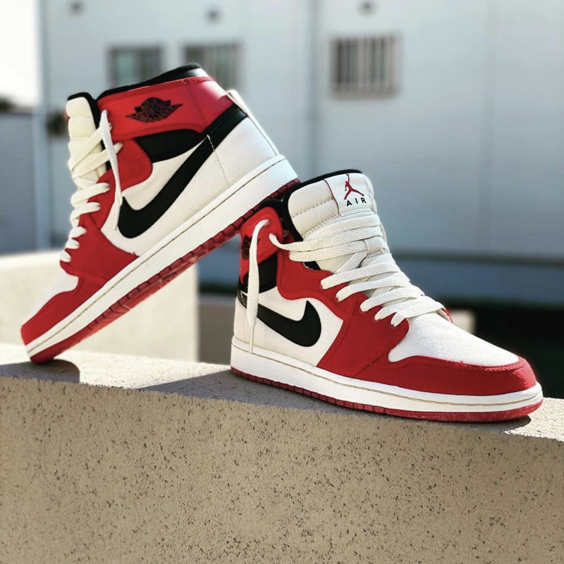 nike/耐克 air jordan 1 ko chicago 男款 aj1 芝加哥 黑白红 2021版