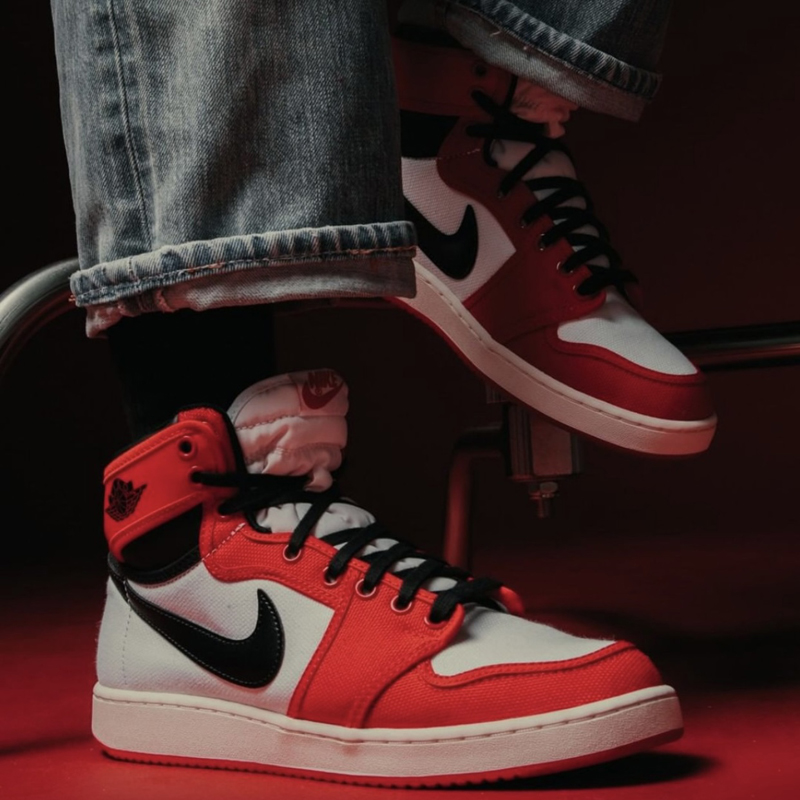 nike/耐克 air jordan 1 ko chicago 男款 aj1 芝加哥 黑白红 2021版