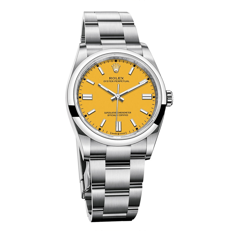 rolex/劳力士 劳力士蚝式恒动 126000 黄色表盘