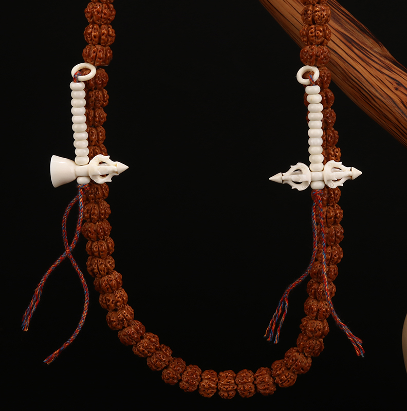 ningcui/凝萃猛犸象牙金刚铃降魔杵计数器文玩配饰sk130