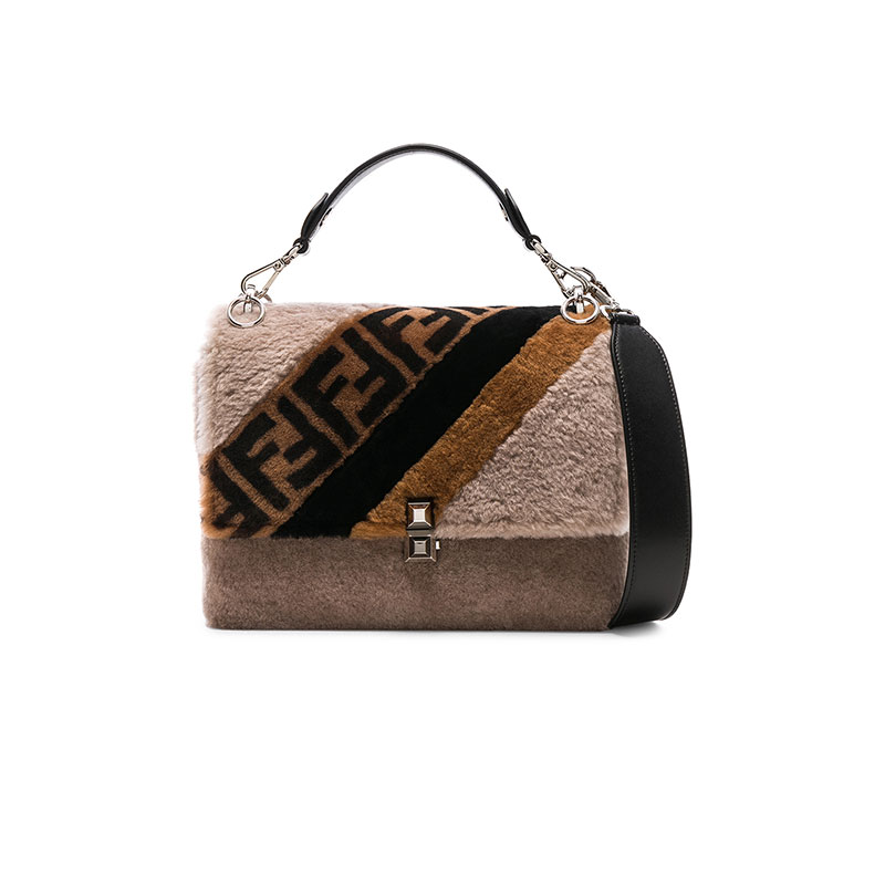 【包邮包税】fendi/芬迪 21年春夏 女士 时尚百搭 女包 ff印花拼色