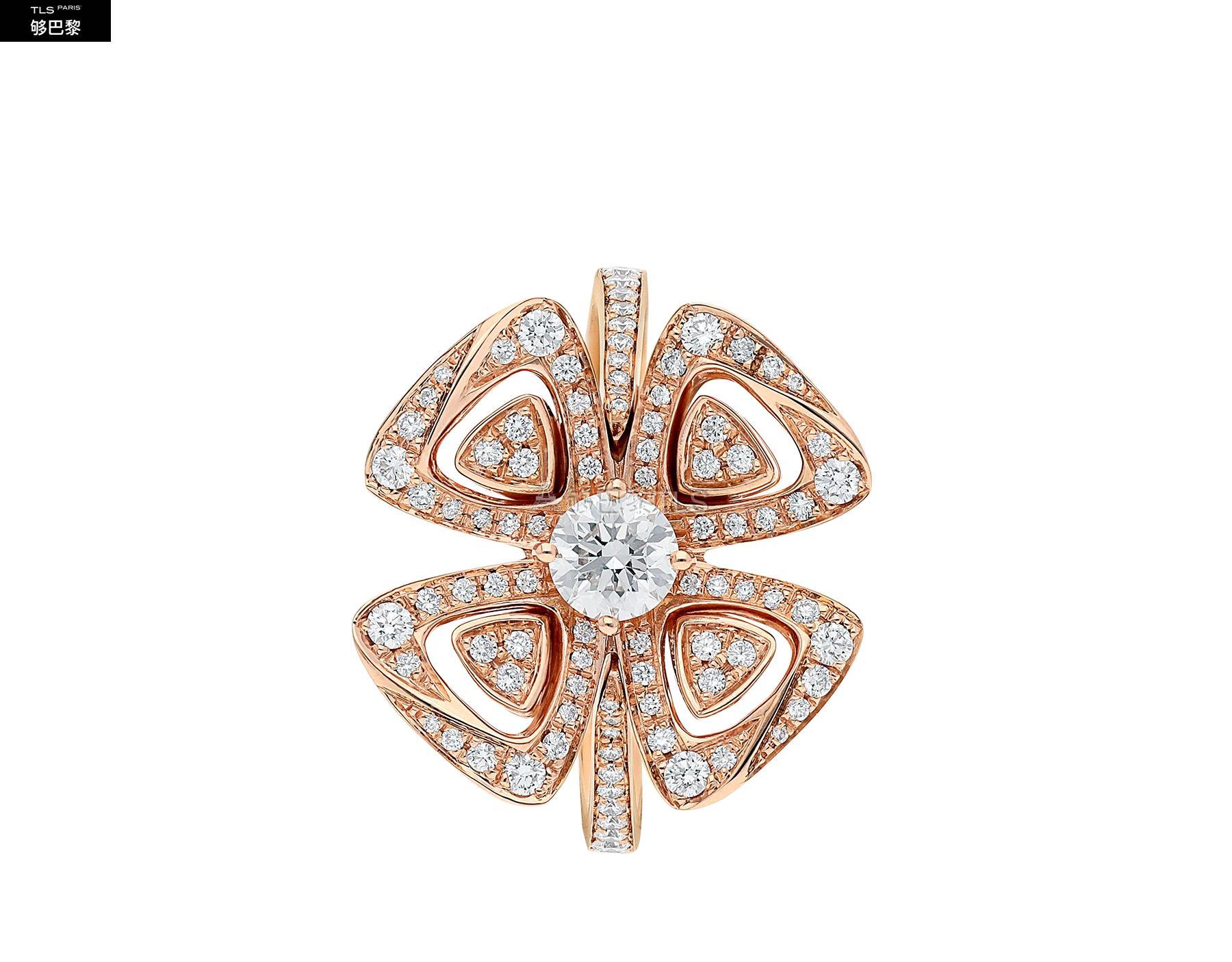 【包邮包税】 bvlgari宝格丽 21年秋冬 女士 戒指 fiorever咏绽系列