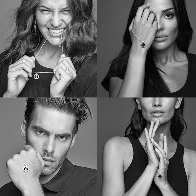 国内现货 bvlgari/宝格丽 慈善款系列男女同款925银配陶瓷时尚项链