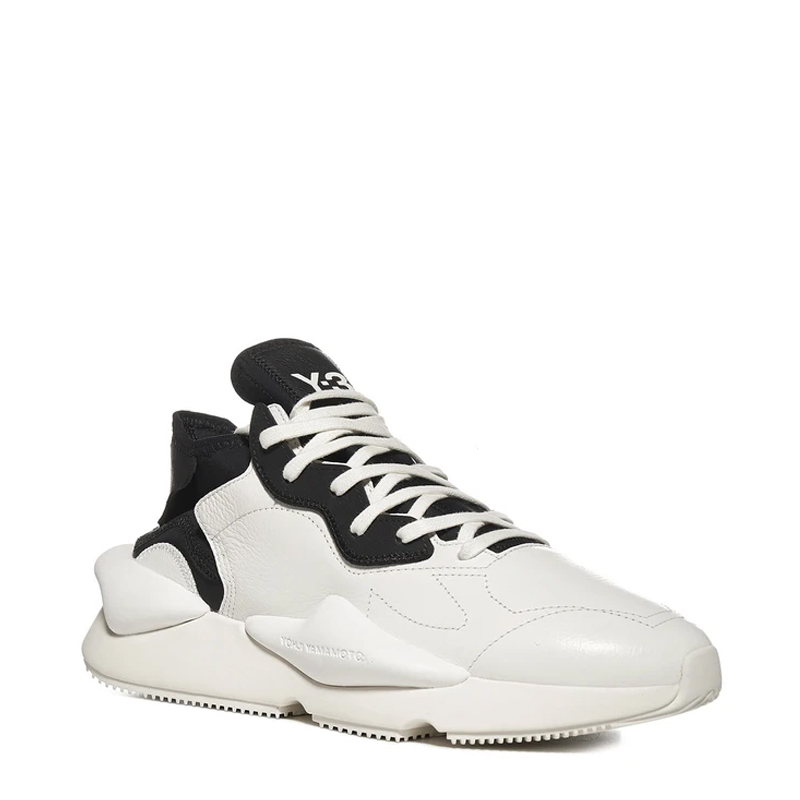 y-3男士白色kaiwa低帮真皮休闲低帮运动鞋板鞋男鞋