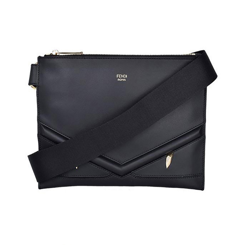 fendi/芬迪 包袋 斜挎包 男士 黑色 斜挎包 皮质 7va437a5ew0