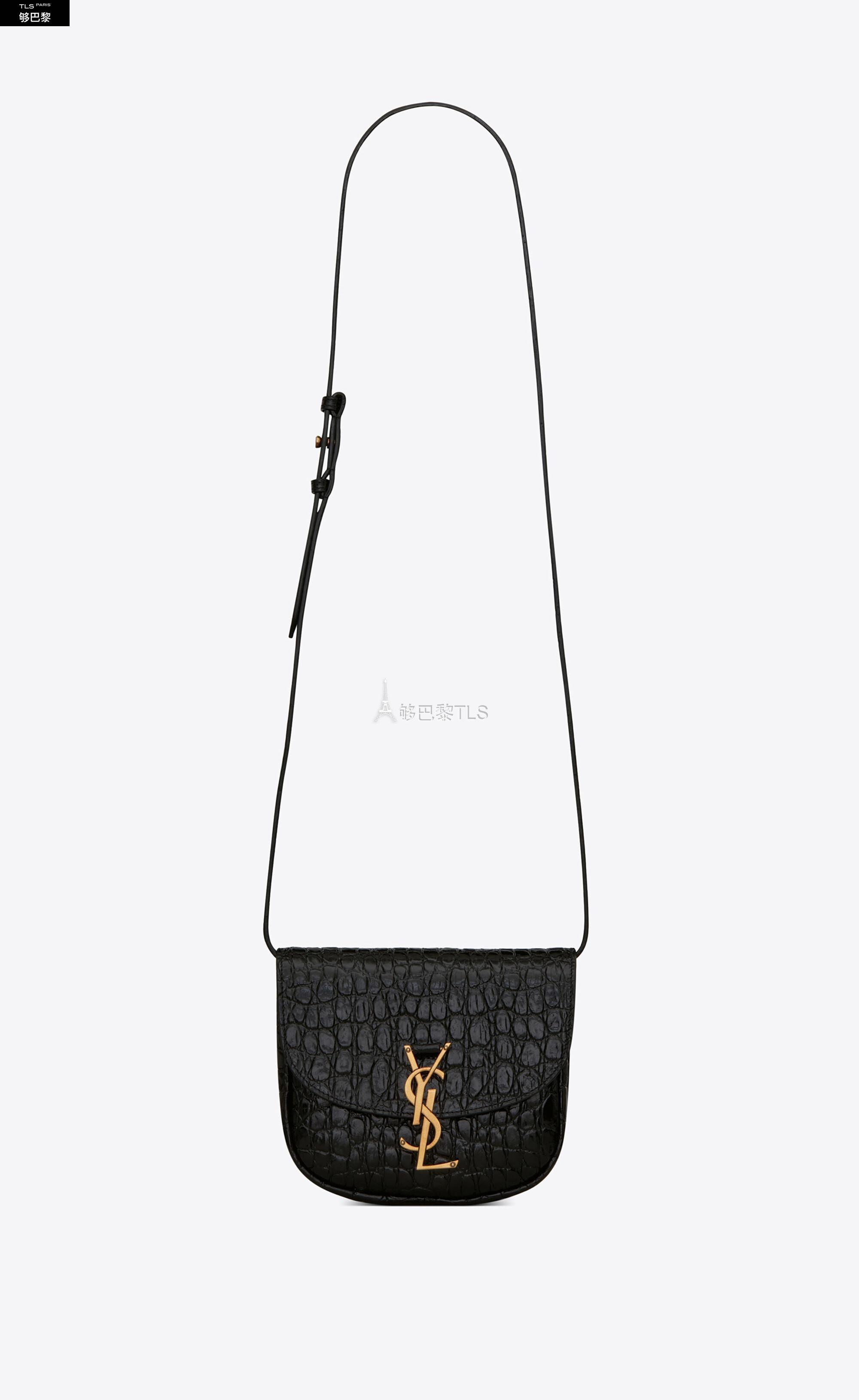 ysl圣罗兰saint laurent 21年秋冬 女士 单肩包 kaia小号鳄鱼纹压印