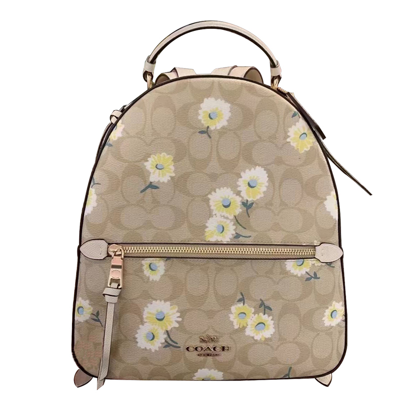 coach/蔻驰 包袋 双肩包 女士小雏菊双肩包 皮质