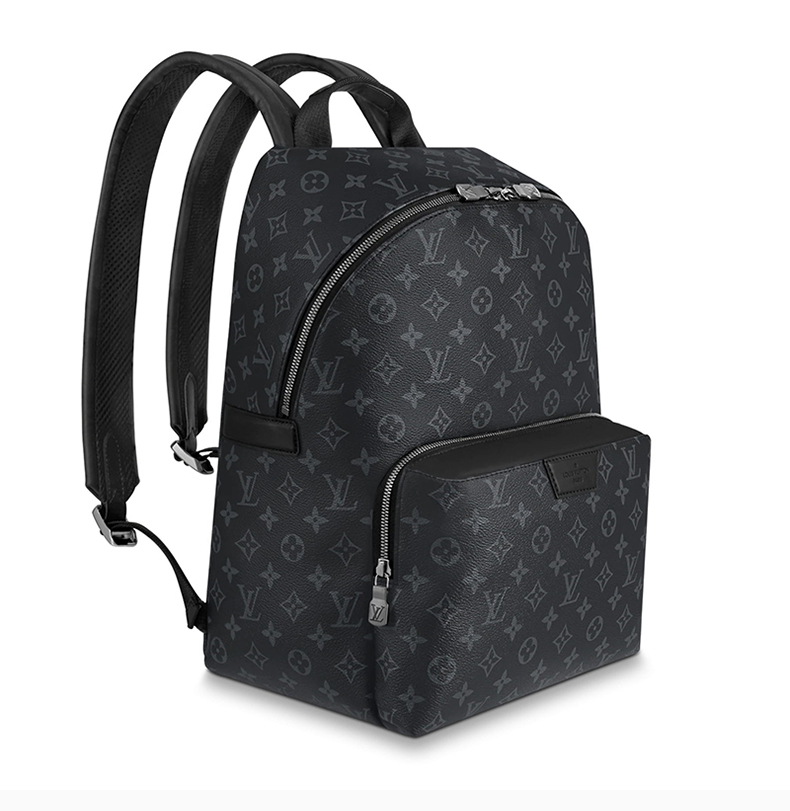 louis vuitton/路易威登 男士黑色monogram eclipse 涂层帆布