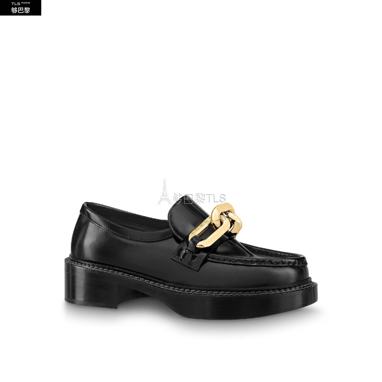 【包邮包税】 lv路易威登 21年秋冬 女士 商务休闲鞋 academy 乐福鞋