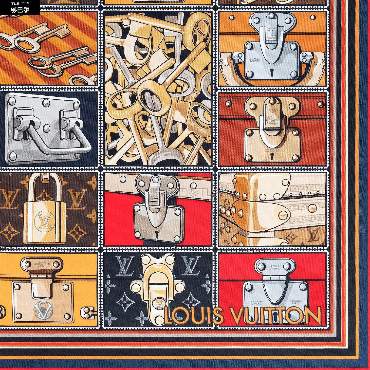 【包邮包税】 lv路易威登 21年春夏 女士 围巾 carre double face