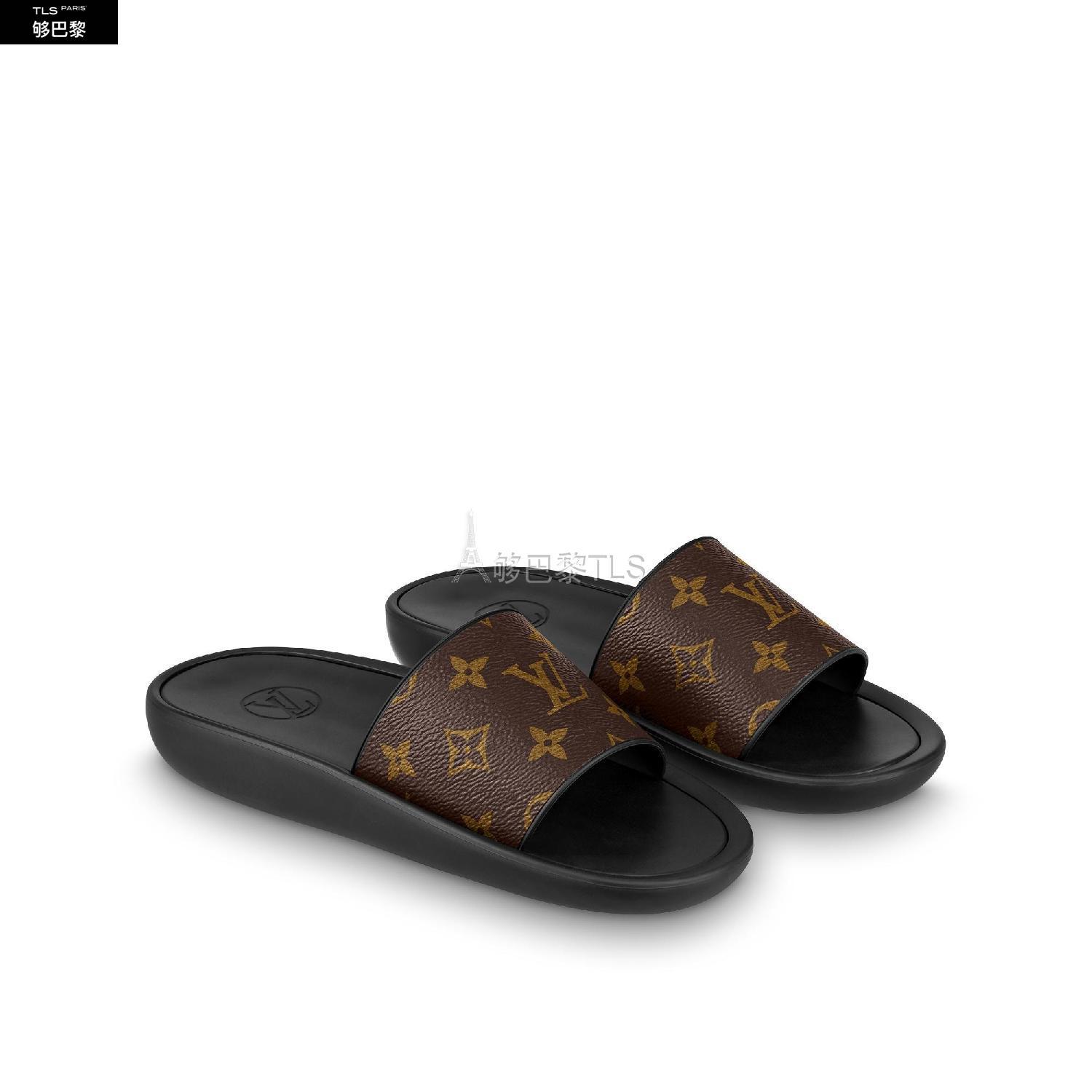 【包邮包税】 lv路易威登 21年秋冬 女士 平底凉鞋 sunbath 平底凉拖