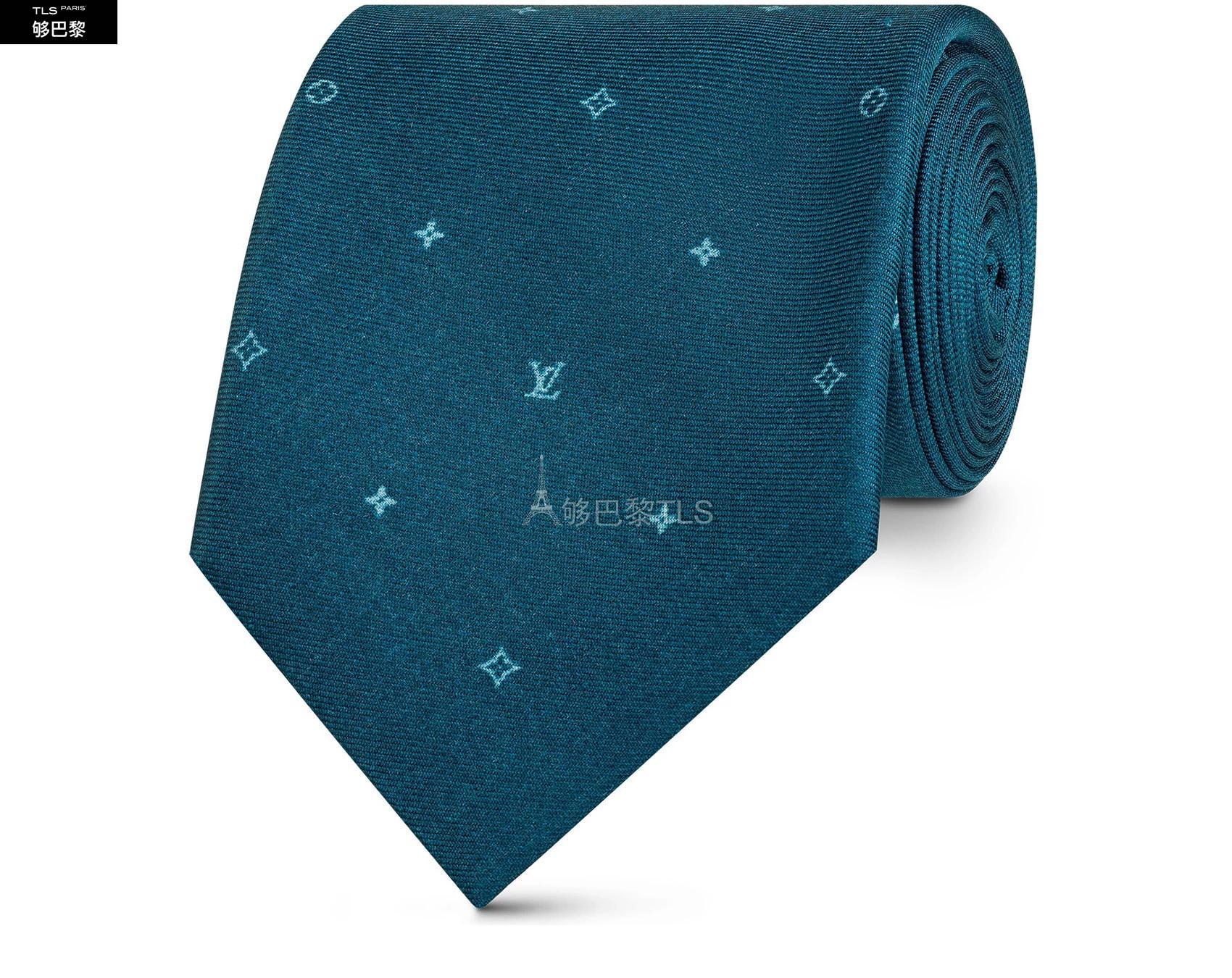 【包邮包税】 lv路易威登 21年秋冬 男士 领带 constellation denim