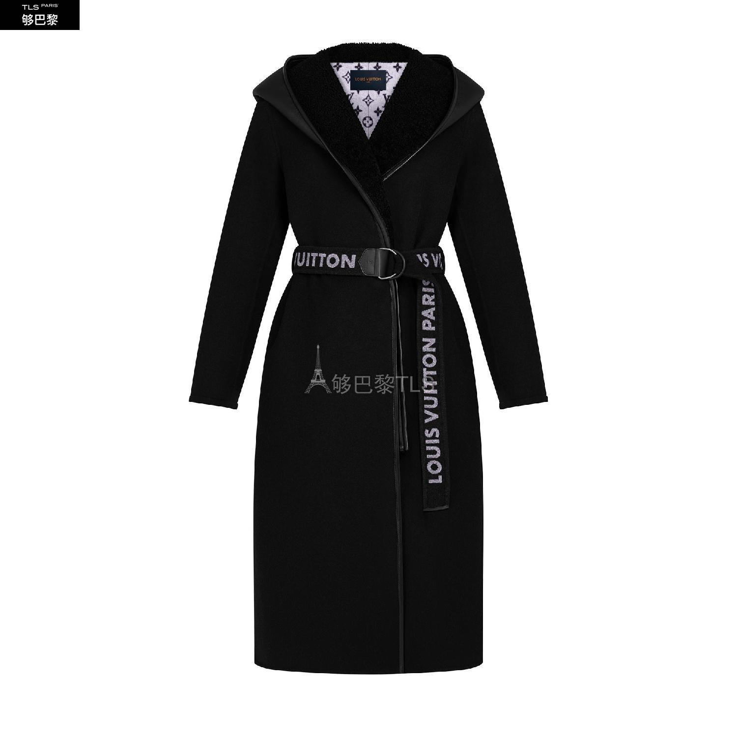 【包邮包税】 lv路易威登 21年秋冬 女士 大衣 双面围裹式大衣 1a91u4