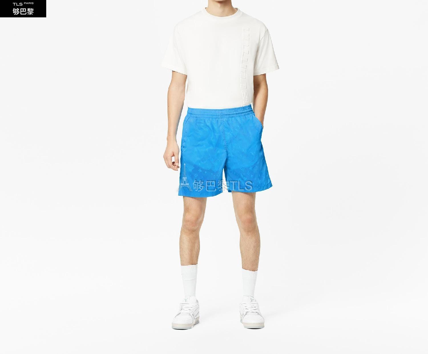 【包邮包税】 lv路易威登 21年秋冬 男士 短裤 water monogram 沙滩裤