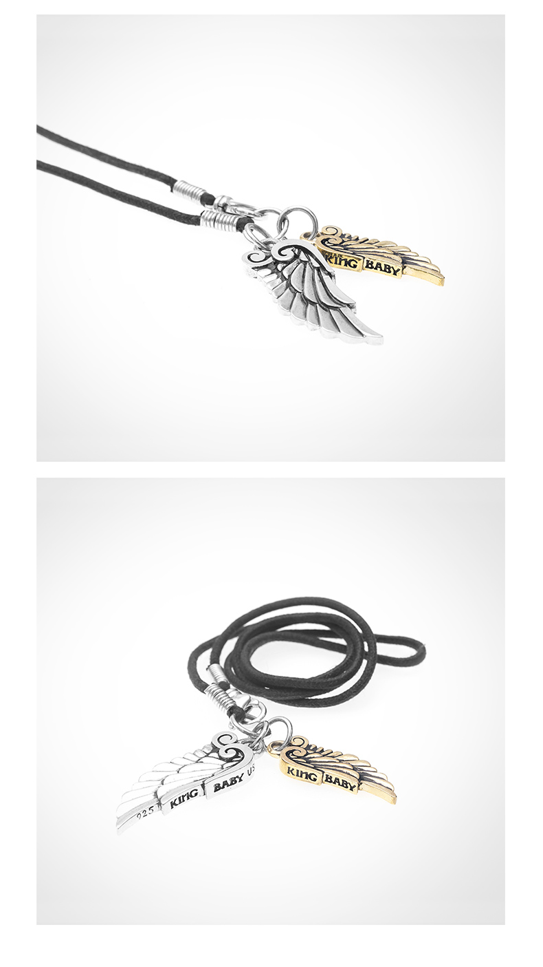 【kingbabykingbaby 项链】kingbaby/kingbaby 经典系列 魔王双翼细绳