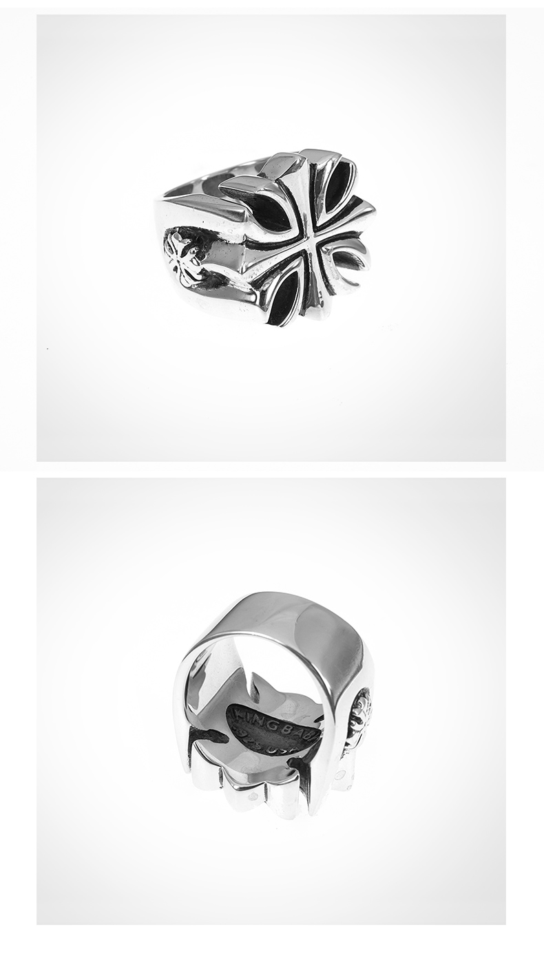 kingbaby/kingbaby 经典系列 哥特式十字架戒指 k20-5004