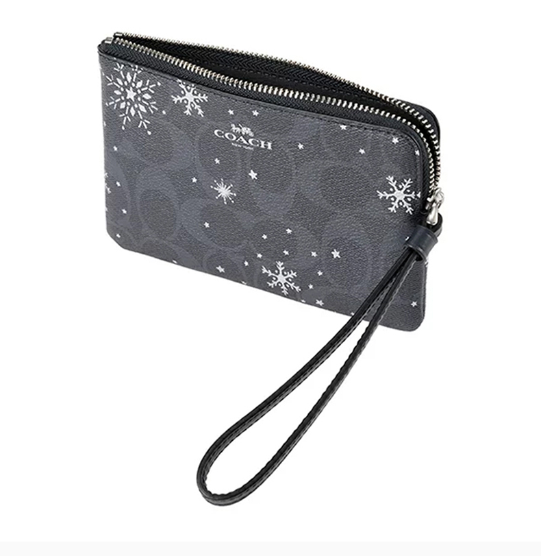 【一周左右发货】coach/蔻驰 corner系列女士午夜蓝pv