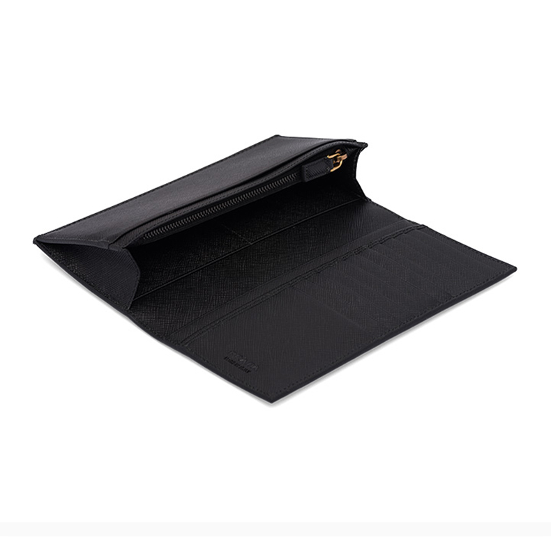 【包邮包税】prada/普拉达 男士黑色零钱包 2mv836-qme-f0632