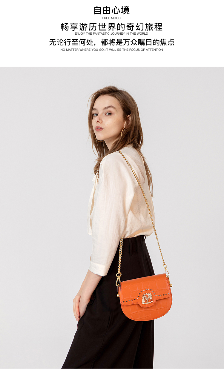 liemoch/利马赫【头层牛皮】女包品牌正品新款2021 气质单肩手提包牛