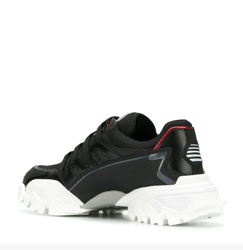 valentino 华伦天奴 男士 鞋靴 21春夏 黑色白底系带皮质字母logo运动